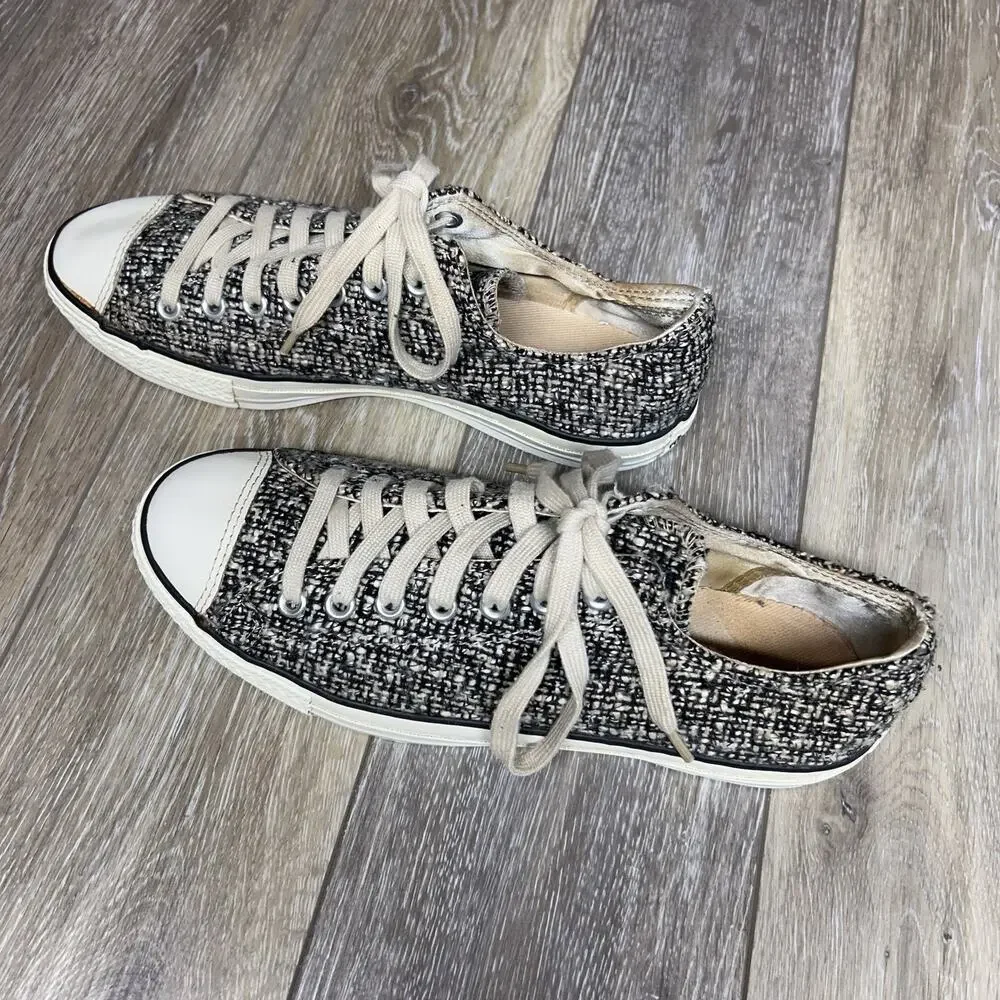 Converse Knit 1V567 All Star Low Top Gray Sneaker Shoes Unisex Size M 9 / W 11